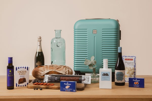 Lote de Navidad corporativo con productos gourmet